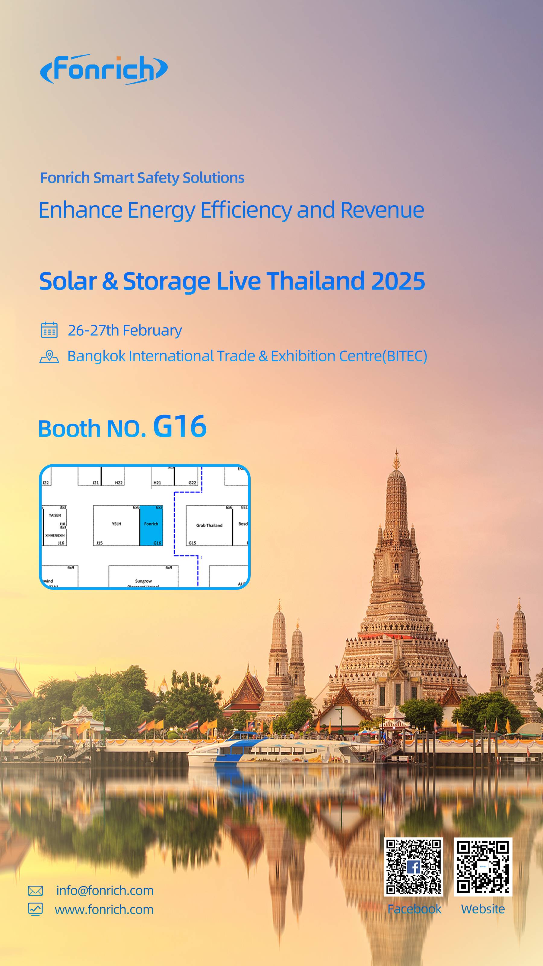 Fonrich lädt Sie zum Solar&Lagerung Live Thailand 2025
