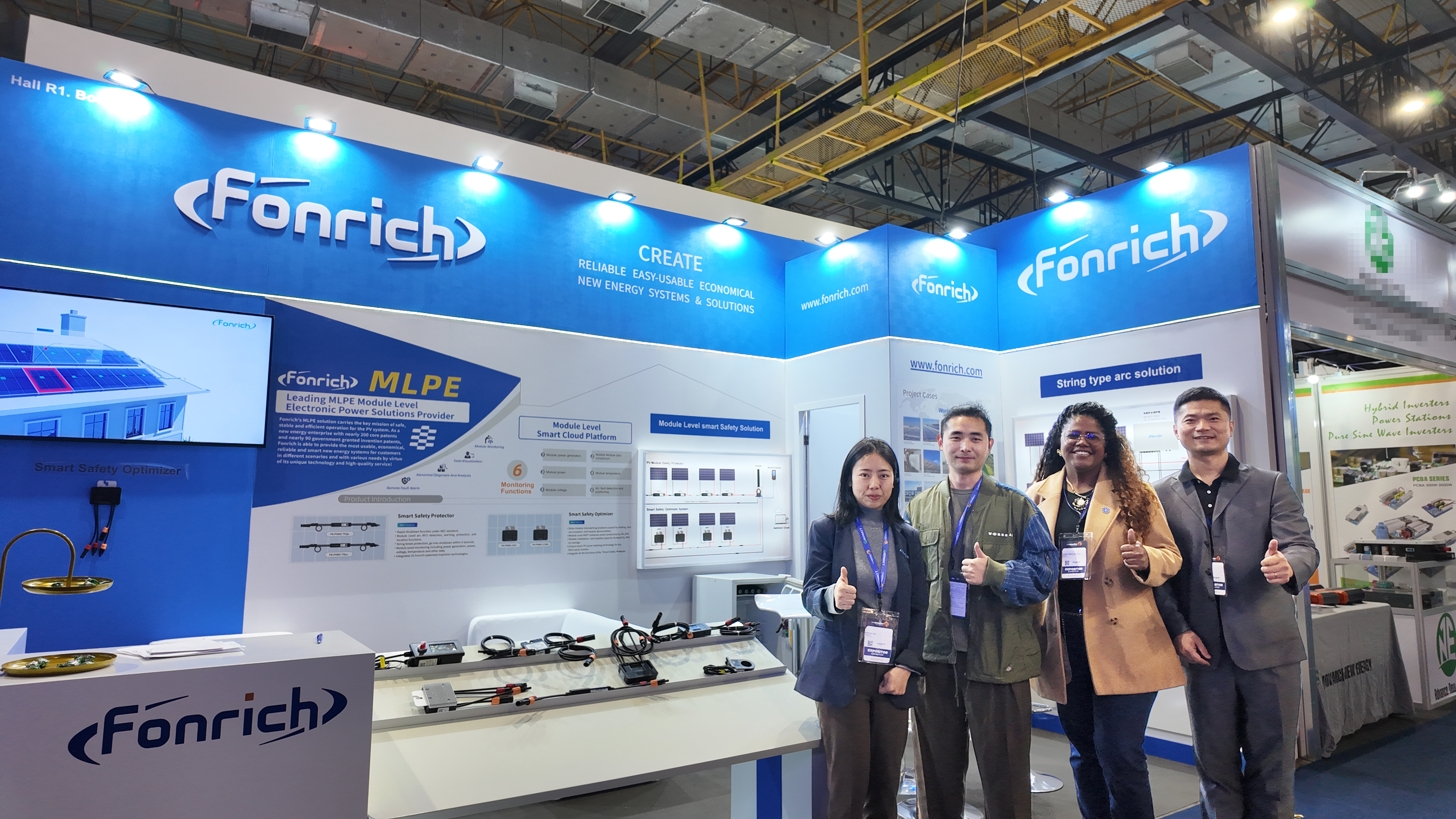 PV-Schnellabschaltung Fonrich glänzt auf der Intersolar South America!(pic2)